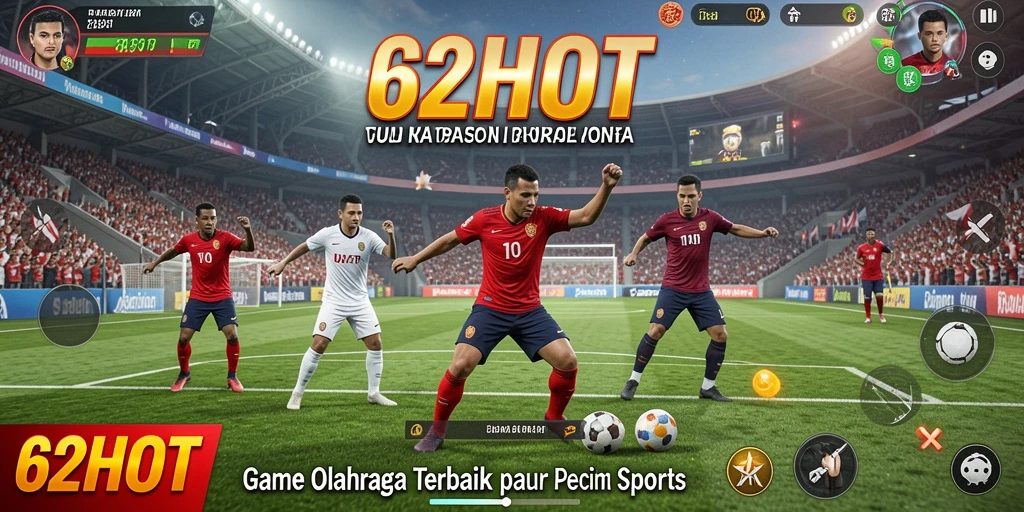 Tampilan gameplay yang menarik di 62HOT, penuh aksi olahraga.