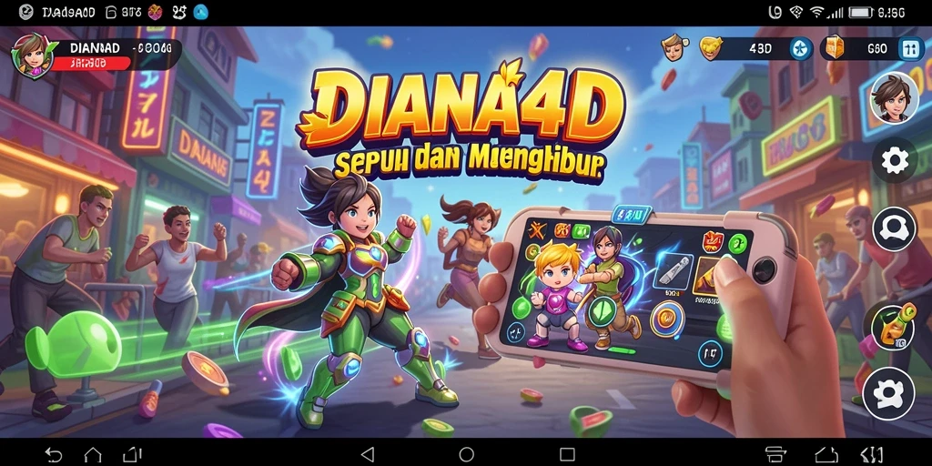 Tampilan gameplay <strong>DIANA4D</strong> yang seru dan menantang.