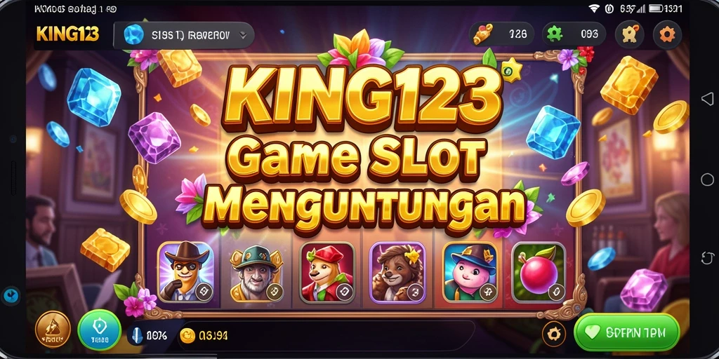 Tampilan gameplay menarik dari KING123 yang penuh warna dan menarik.