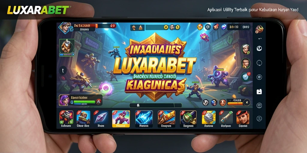 Tampilan utama LUXARABET yang menampilkan fitur pengingat dan manajemen tugas.