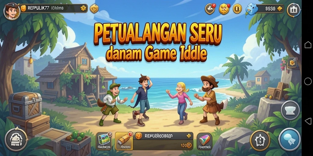 Tampilan gameplay <strong>REPUBLIK77</strong> yang menawan dan menantang.