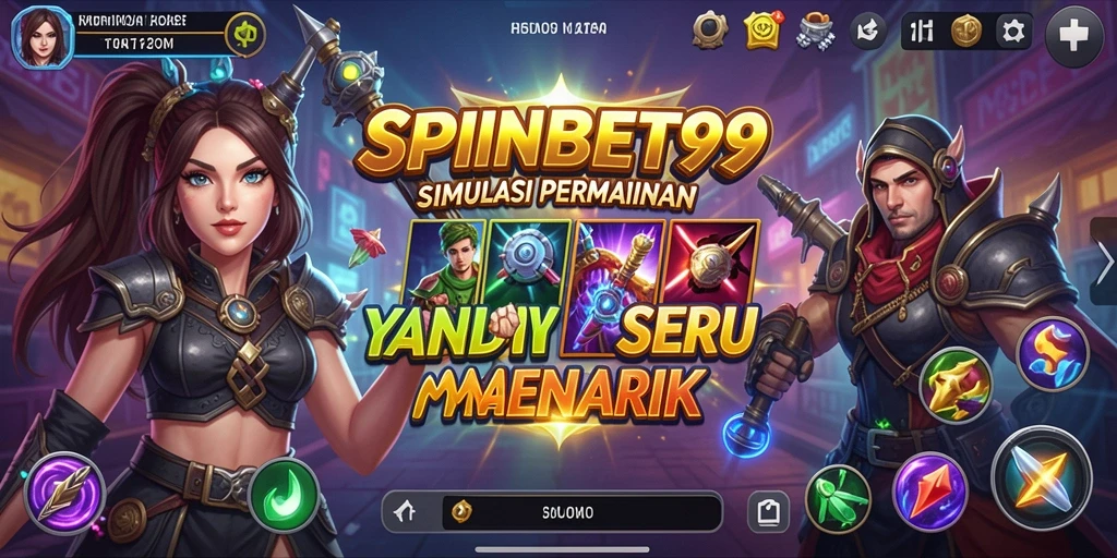 Screenshot gameplay SPINBET99 yang menampilkan aksi seru dalam simulasi.