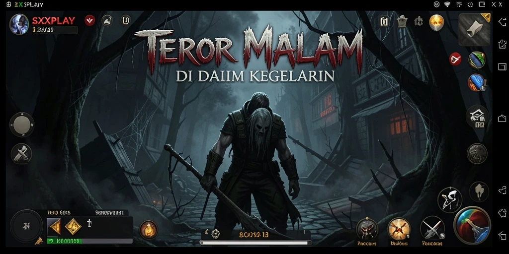 Menampilkan gameplay menyeramkan dengan suasana mencekam.