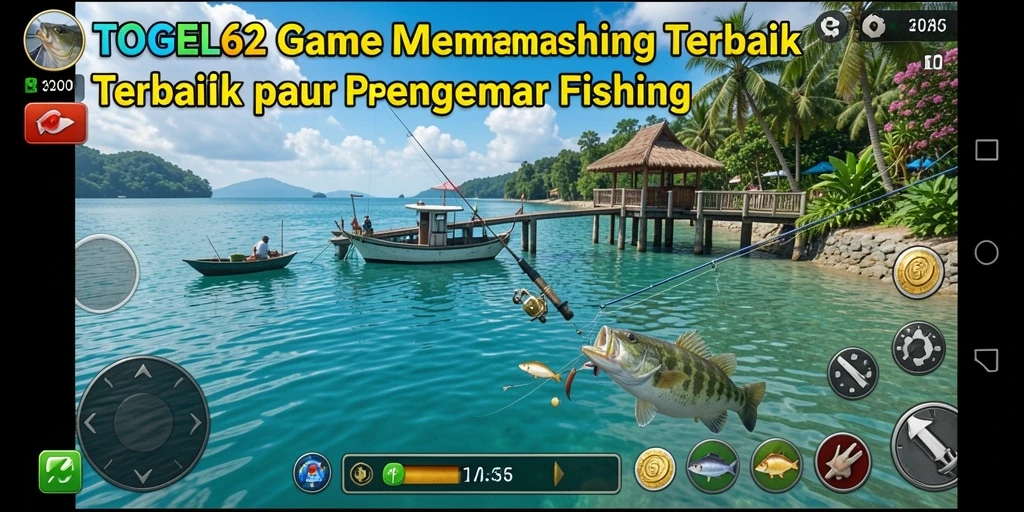 Screenshot gameplay TOGEL62 yang menunjukkan pengalaman memancing yang mendebarkan.